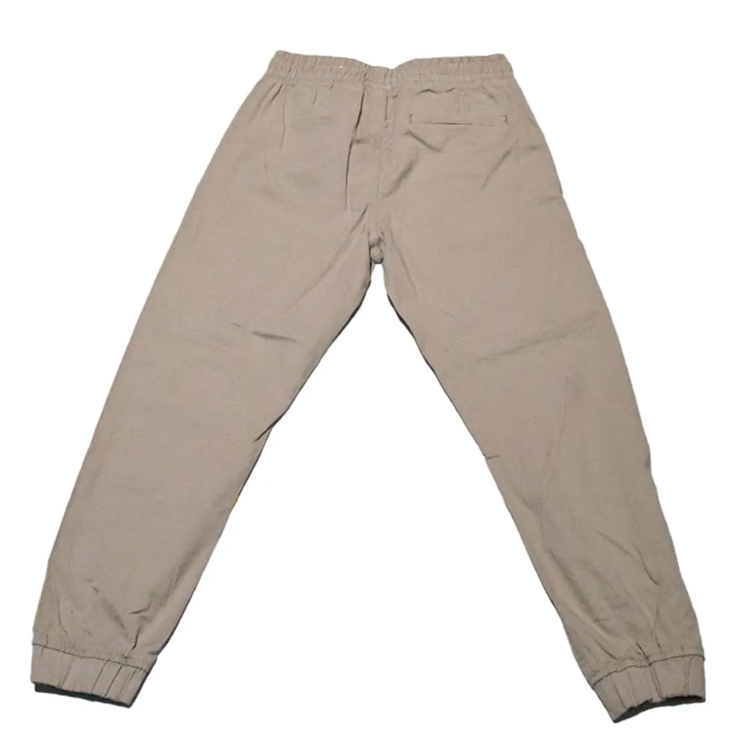 Beige Pull On  Casual Trouser