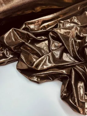 Bijou liquid Foil Spandex - Copper Gold