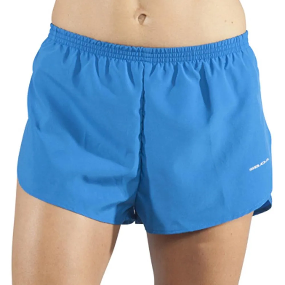 BOAUSA - Women's 1" Elite Split Shorts - COBALT