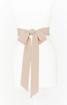 Bridesmaid Sash ~ Champagne Stretch