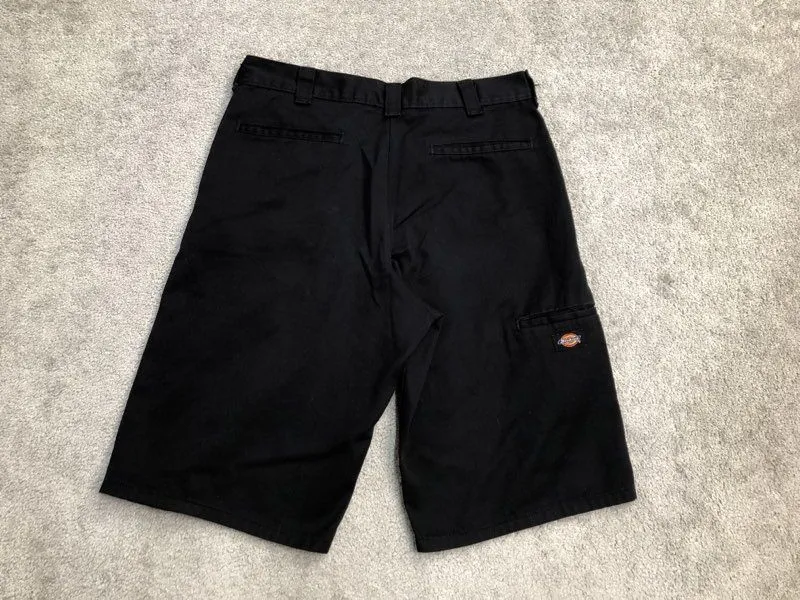 Dickies Shorts Mens 32 Black WR200RBK Chino Outdoor Workwear Lightweight