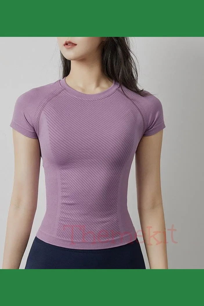 Elastic and Breathable Yoga Shirt