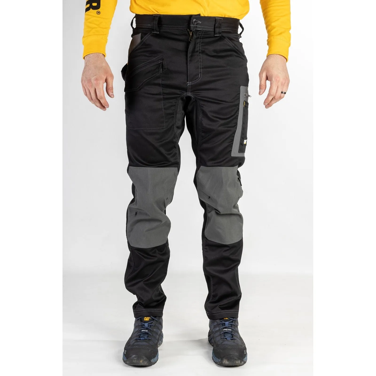 Essentials Stretch Cargo Trouser Black 32"