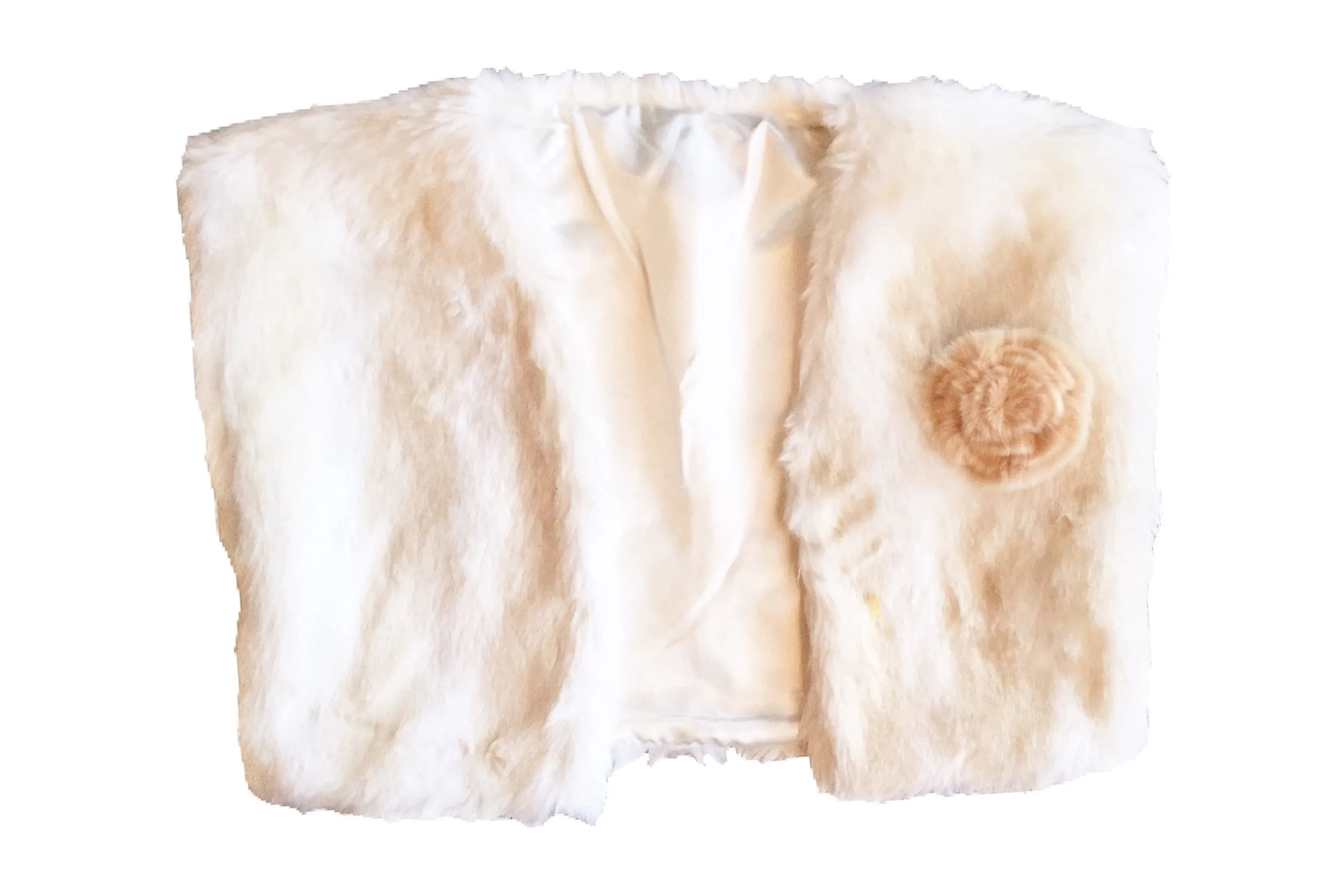 Faux Fur Lightweight Vest Jacket