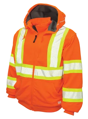 Fleece Thermal Lined Safety Hoodie by Tough Duck - Style SJ16