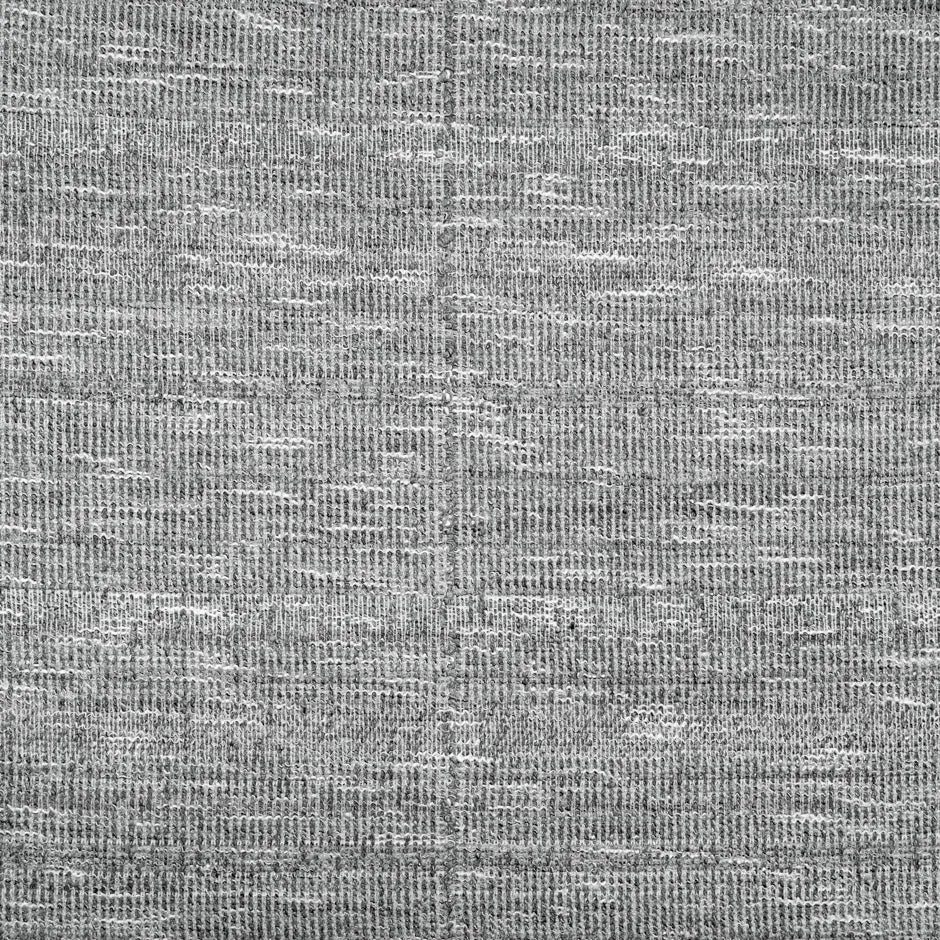 Grey Woven Stretch Wool Blend