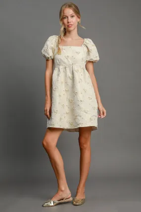 Just BE. Umgee Heart Jacquard Mini Dress