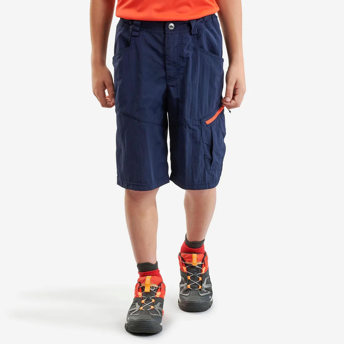 Kids’ hiking shorts, 7-15 years, MH500