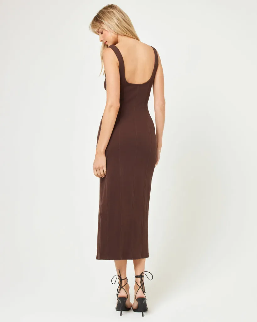 L.Space Vivienne dress - ESPRESSO