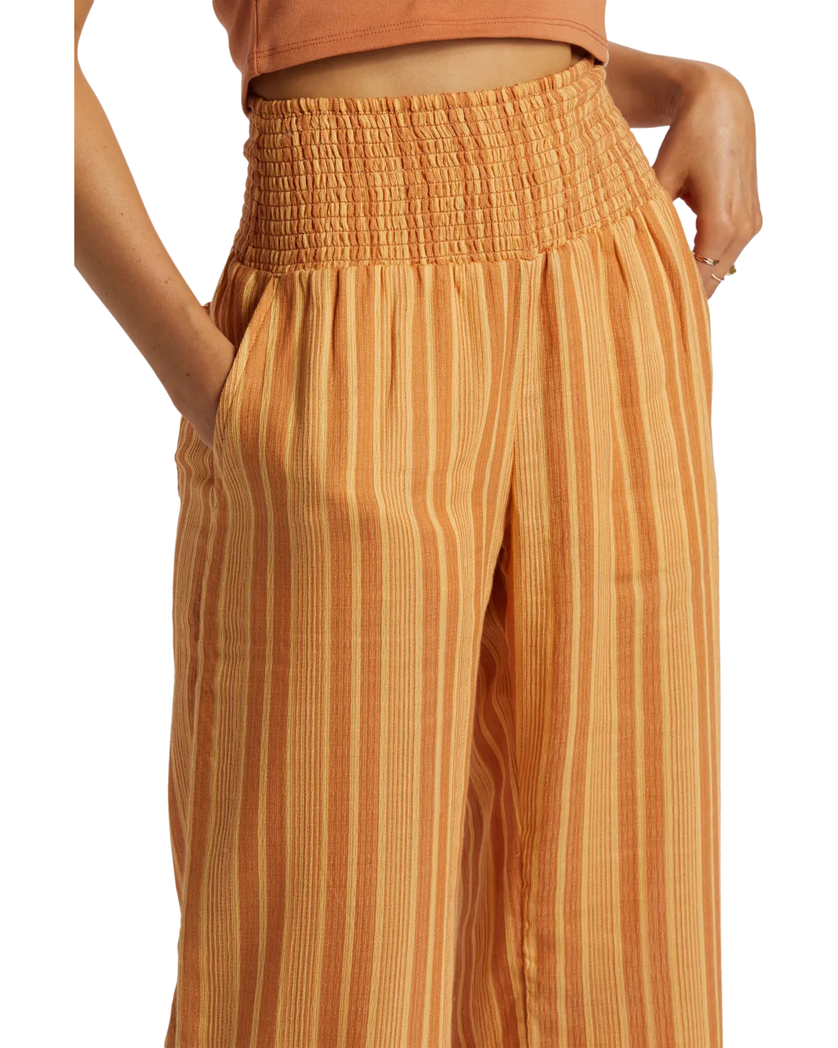 New Waves 2 Trousers in Peach Punch