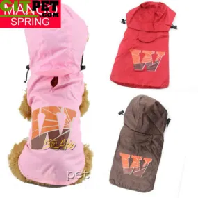 Pet Jackets Clothing Puppy Bar Hoody Waterproof Rain Jackets Durable