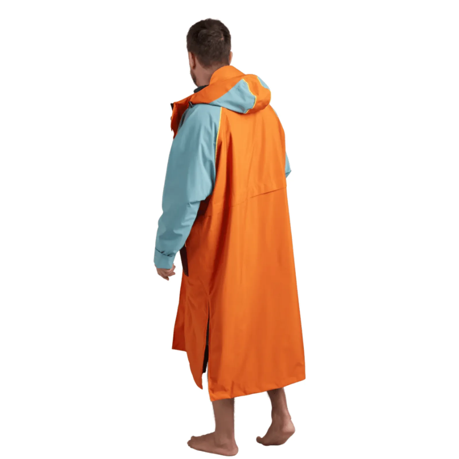 Red Adults Recovered Long Sleeve Hooded Dry Changing Robe Alter EVO