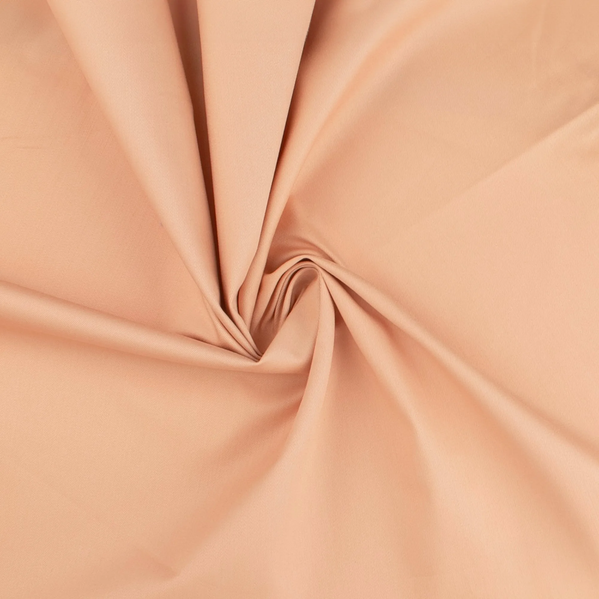 Stretch Cotton Twill - SUSAN - Salmon