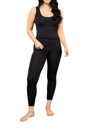 Tani 100% Modal Legging 7/8th Length in Black 89226