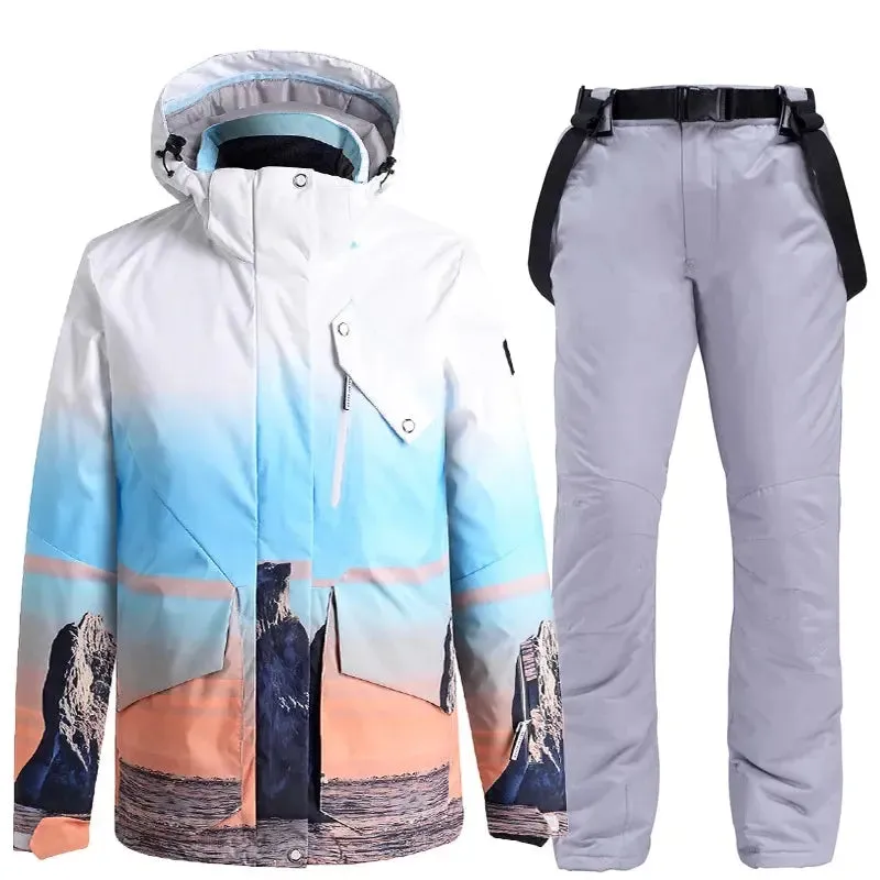 Women Snow Snowboard Jacket & Bib Pants