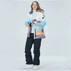 Women Snow Snowboard Jacket & Bib Pants